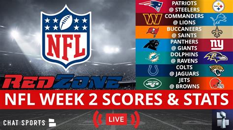 nfl standings week 2|NFL scores today week 2.